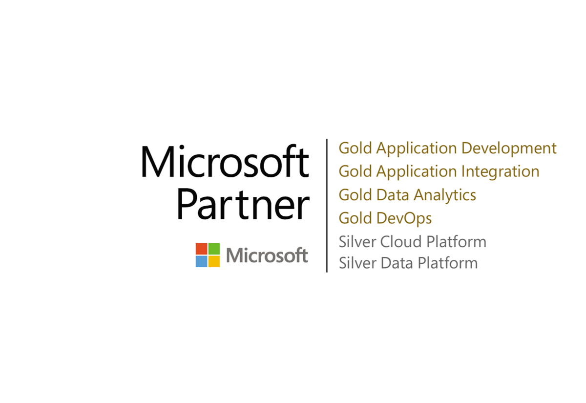 Microsoft Partner: 4x Gold und 2x Silber